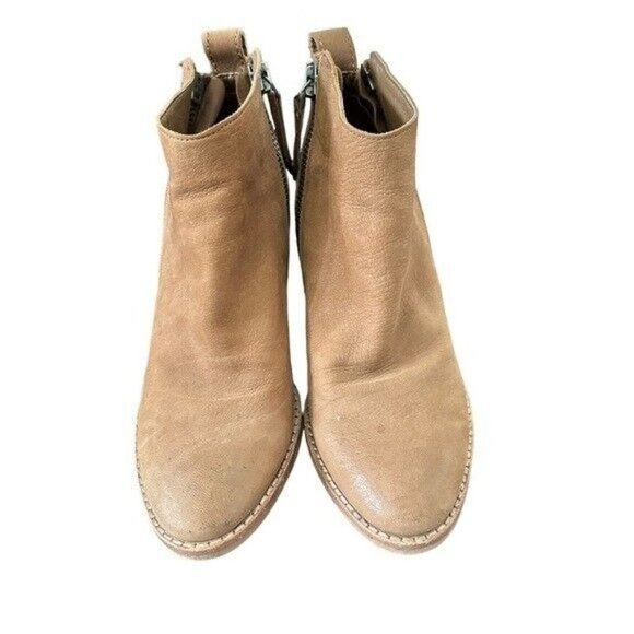 Dolce Vita Jaeger Teak Brown Nubuck Booties Women’s Size 7 - Picture 5 of 11